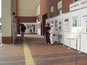 北海道開発局パネル展示の様子